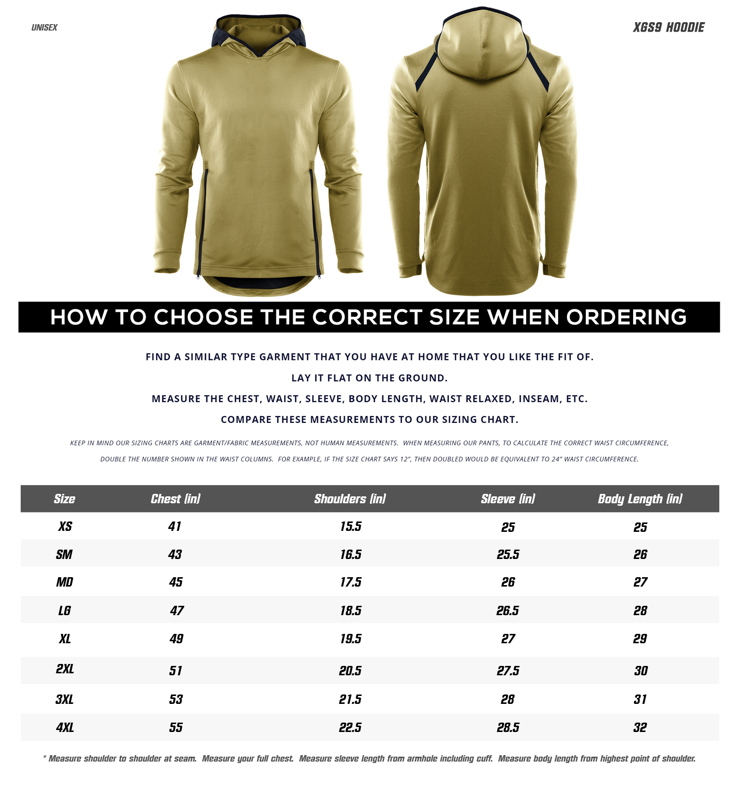 XGS9 Hoodie (Unisex) | X-Grain Sportswear